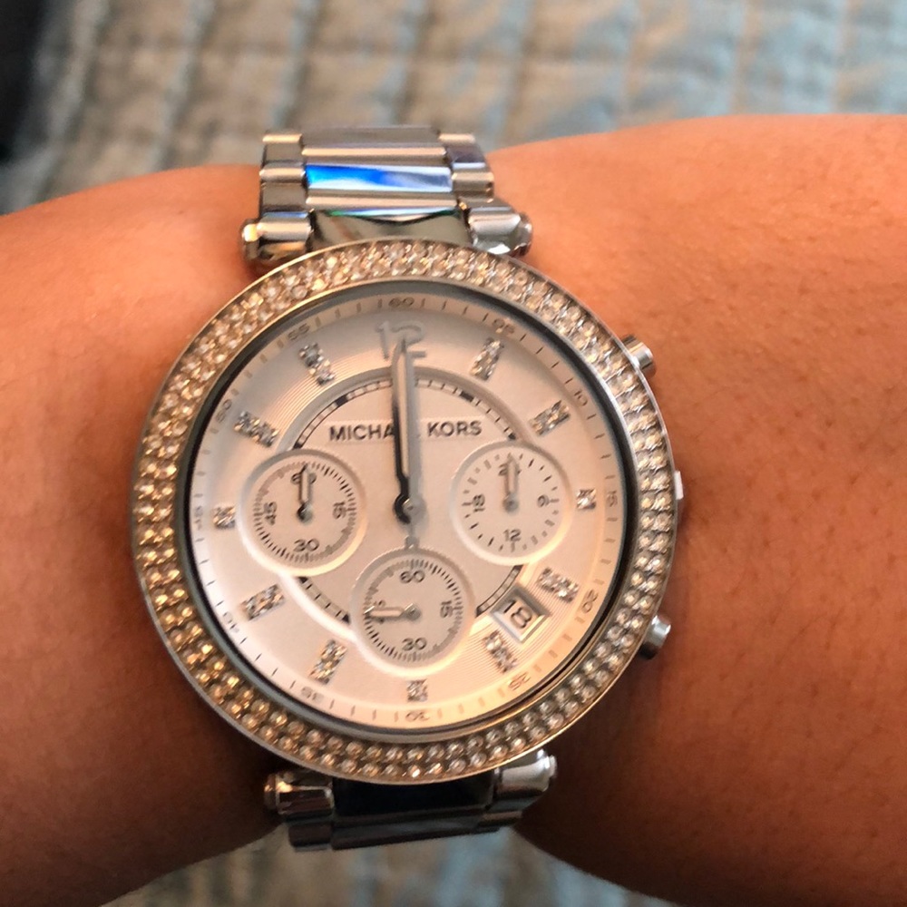 Silver Michael Kors watch